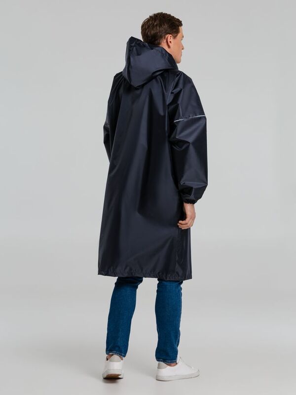 Дождевик со светоотражающими элементами Rainman Blink, темно-синий арт.13346.40