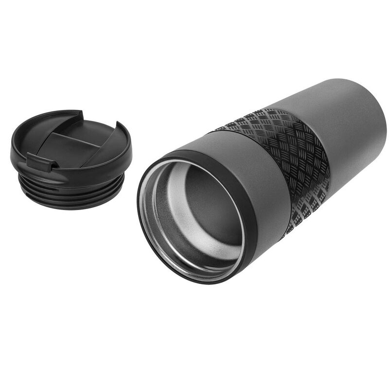 Термостакан Hard Work, вакуумный, темно-серый (графит) арт.5393.30