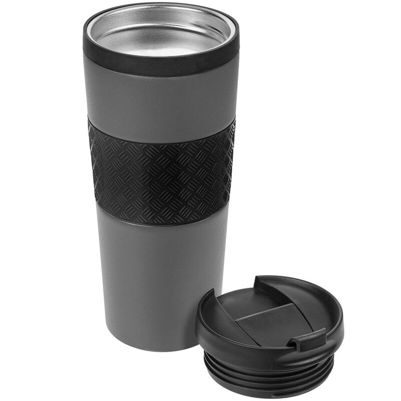 Термостакан Hard Work, вакуумный, темно-серый (графит) арт.5393.30