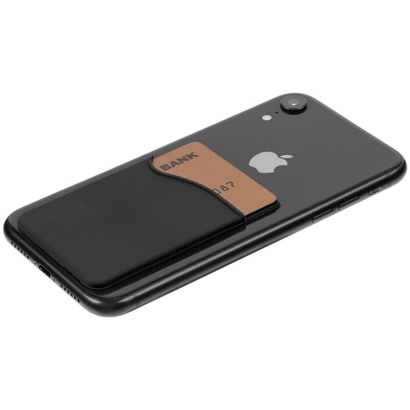 Чехол для карты на телефон Shelley, черный арт.13339.30