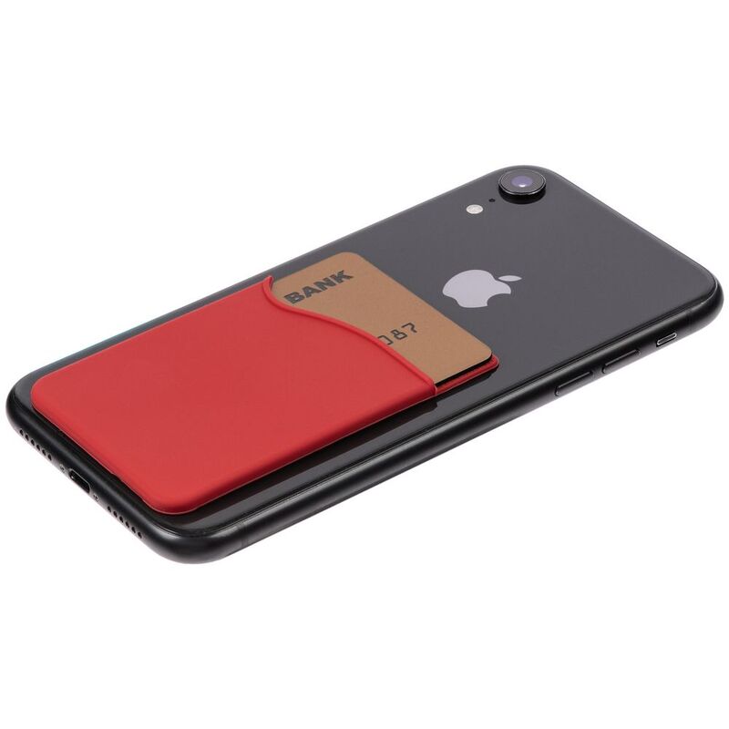 Чехол для карты на телефон Shelley, красный арт.13339.50