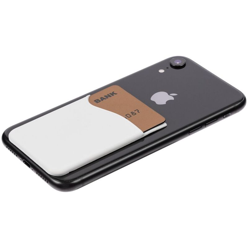 Чехол для карты на телефон Shelley, белый арт.13339.60