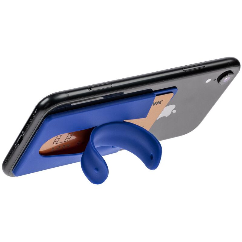 Чехол для карты на телефон Carver, синий арт.13340.40