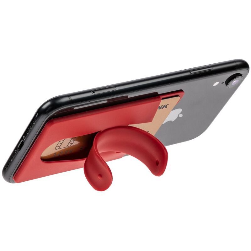 Чехол для карты на телефон Carver, красный арт.13340.50