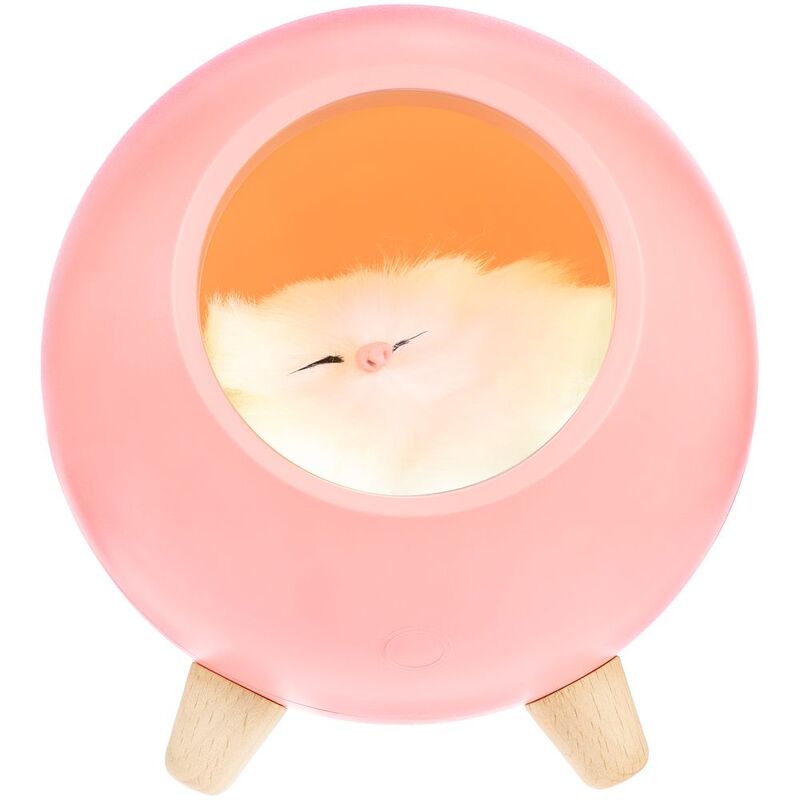 Беспроводная лампа-колонка Right Meow, розовая арт.12191.15