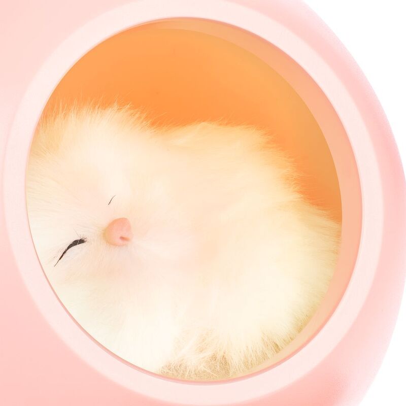 Беспроводная лампа-колонка Right Meow, розовая арт.12191.15