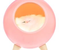 Беспроводная лампа-колонка Right Meow, розовая арт.12191.15