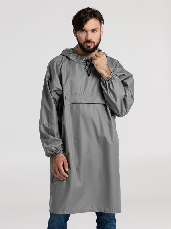 Дождевик-анорак Hard Work, серый, единый размер арт.71344.11
