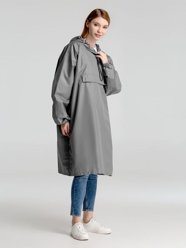 Дождевик-анорак Hard Work, серый, единый размер арт.71344.11