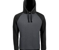 Толстовка унисекс Seattle, темный меланж с черным арт.02998993