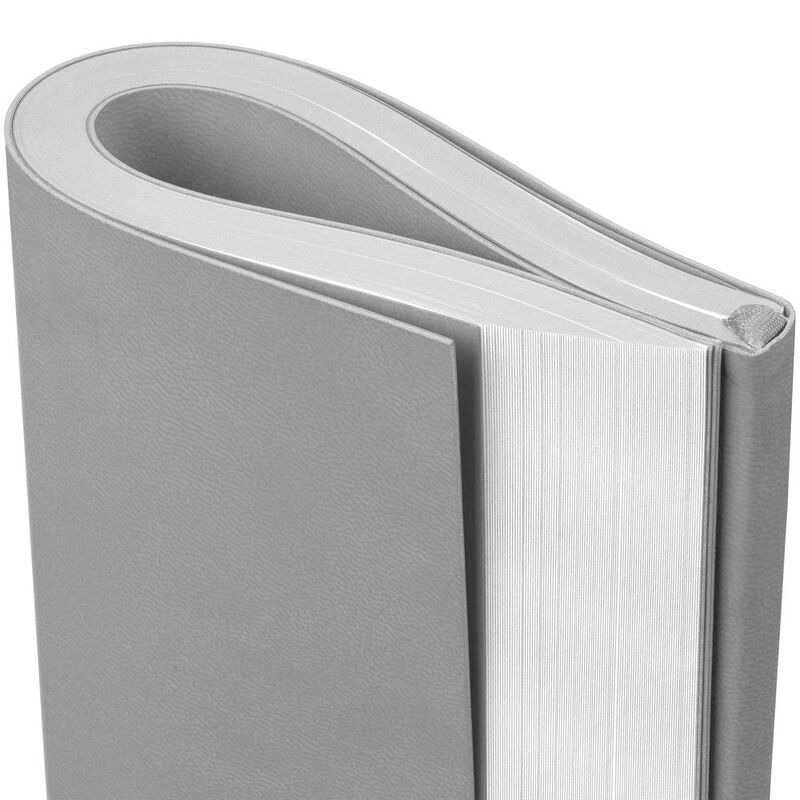 Ежедневник Flat Maxi, недатированный, серый арт.17892.10