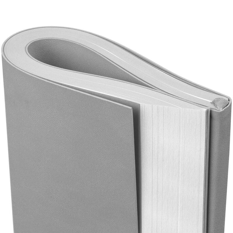 Ежедневник Flat, недатированный, серый арт.17893.10