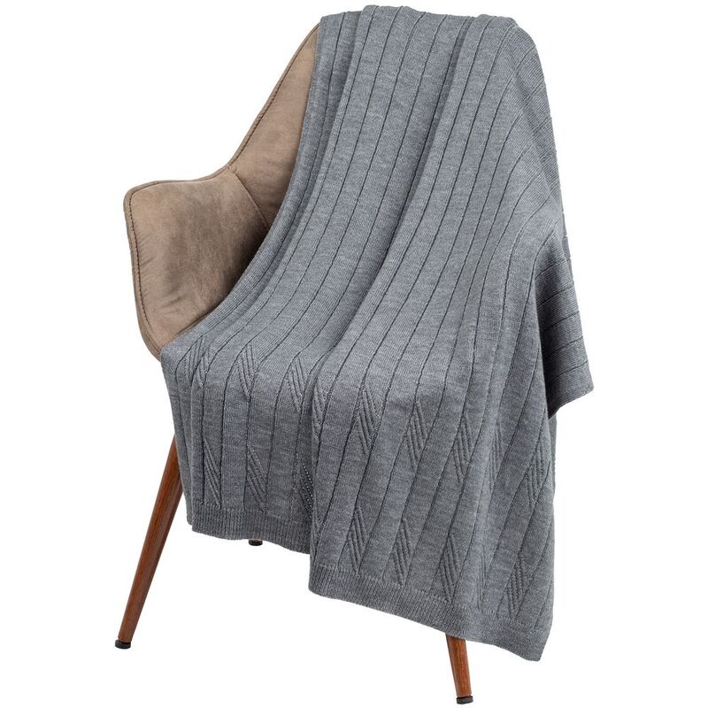 Плед Pluma, темно-серый (графит) арт.18551.12