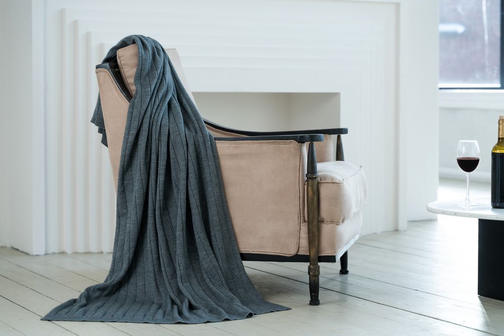 Плед Pluma, темно-серый (графит) арт.18551.12