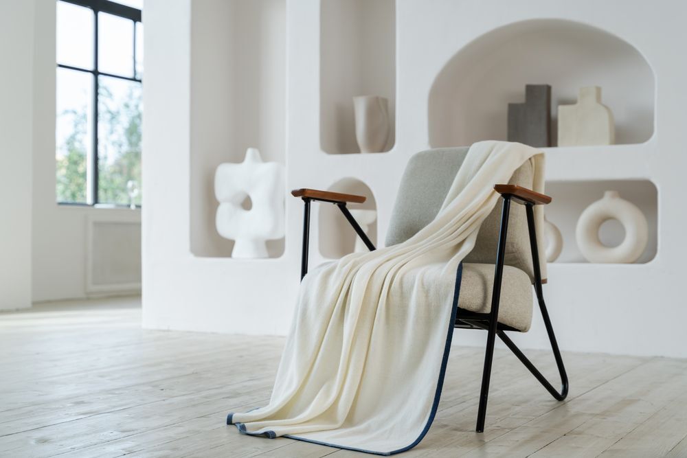 Плед Frontier, молочно-белый арт.18553.64