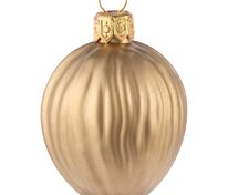 Елочная игрушка &laquo;Грецкий орех&raquo;, матовое золото арт.15858.00