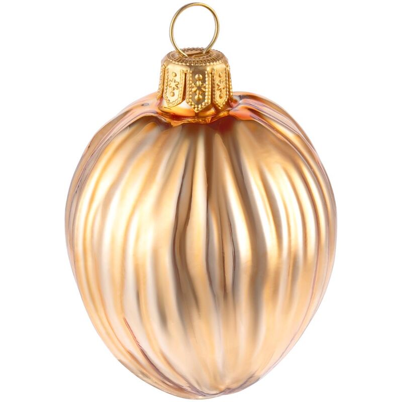 Елочная игрушка &laquo;Грецкий орех&raquo;, золотистая арт.15858.01