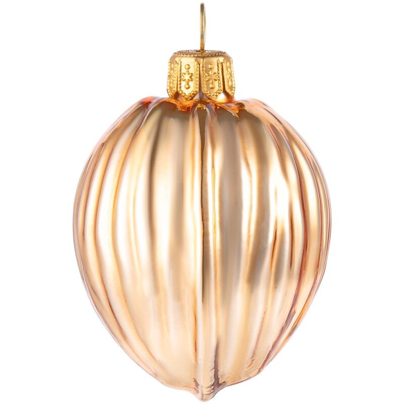 Елочная игрушка &laquo;Грецкий орех&raquo;, золотистая арт.15858.01
