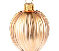 Елочная игрушка &laquo;Грецкий орех&raquo;, золотистая арт.15858.01