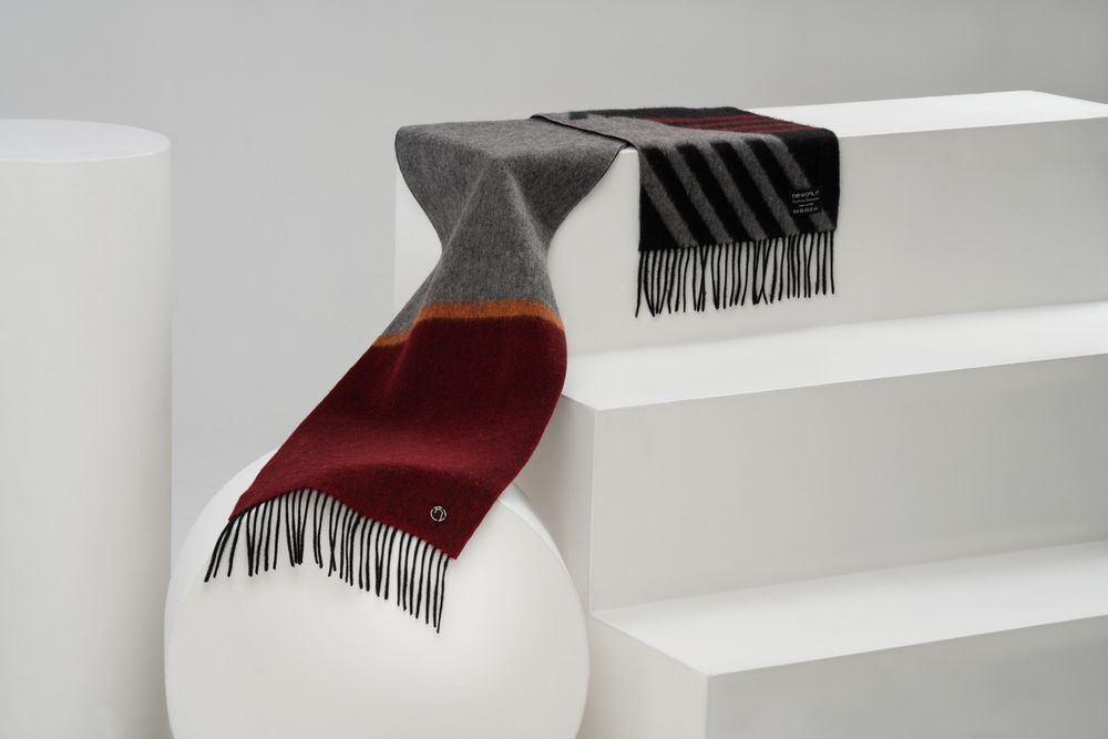 Шарф Charming, коричневый с оранжевым арт.15986.52