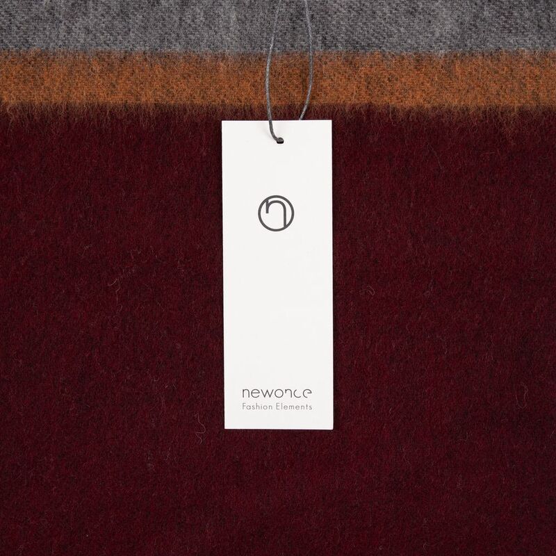 Шарф Charming, коричневый с оранжевым арт.15986.52