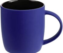 Кружка Surprise Touch Black с покрытием софт-тач, синяя арт.13356.40