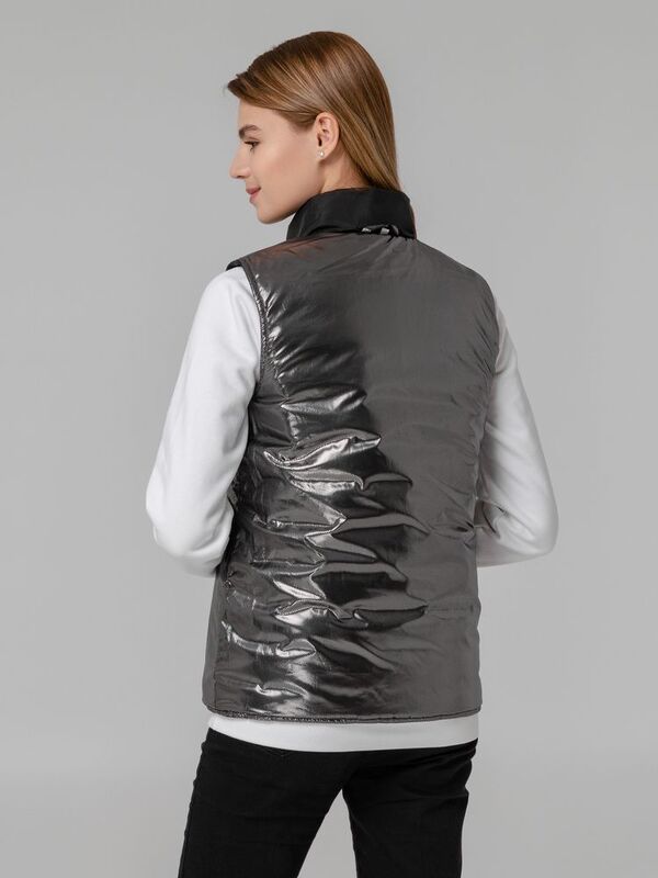 Жилет двусторонний Climb, черный арт.14320.30