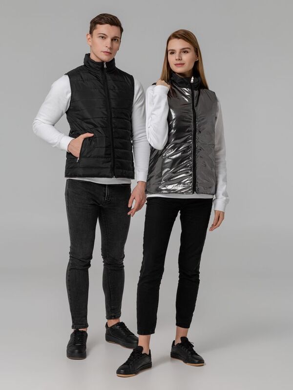 Жилет двусторонний Climb, черный арт.14320.30