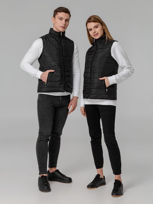 Жилет двусторонний Climb, черный арт.14320.30