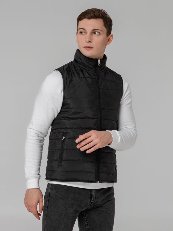 Жилет двусторонний Climb, черный арт.14320.30