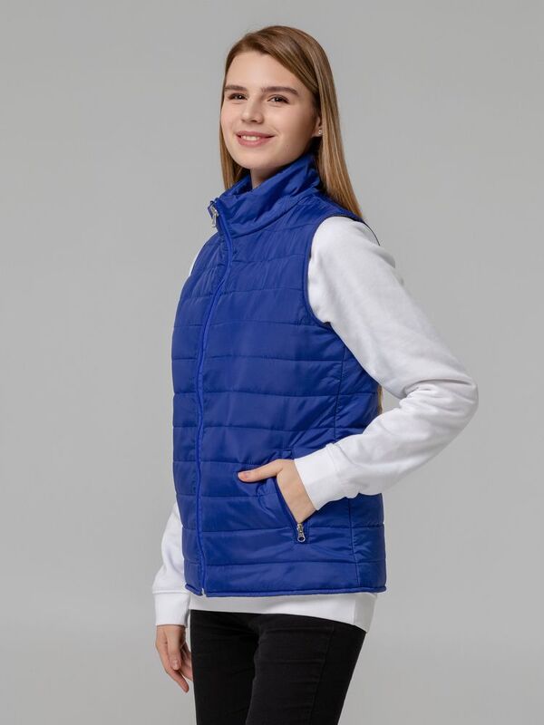 Жилет двусторонний Climb, ярко-синий (сапфир) арт.14320.40