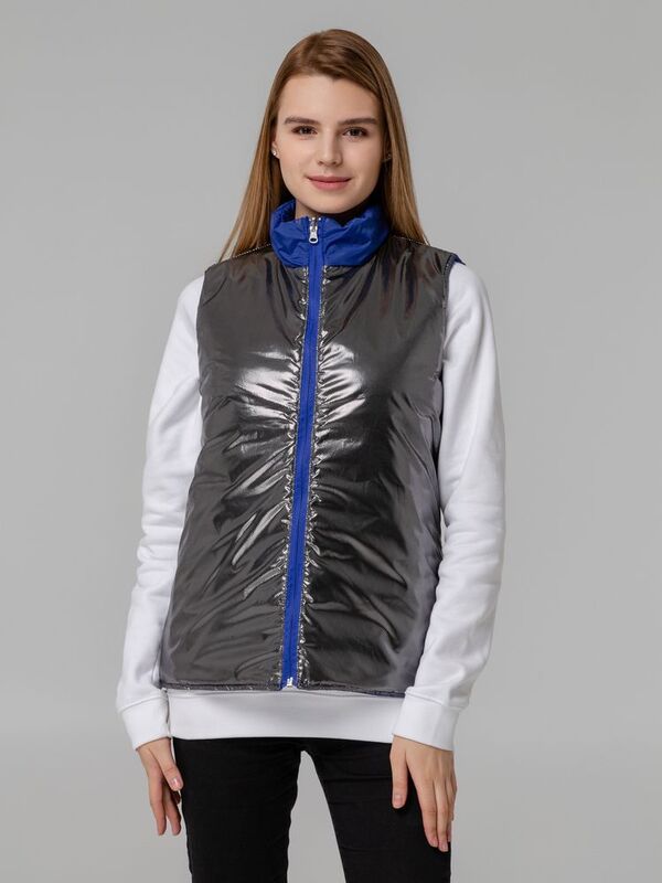 Жилет двусторонний Climb, ярко-синий (сапфир) арт.14320.40