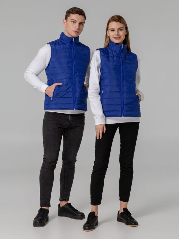 Жилет двусторонний Climb, ярко-синий (сапфир) арт.14320.40