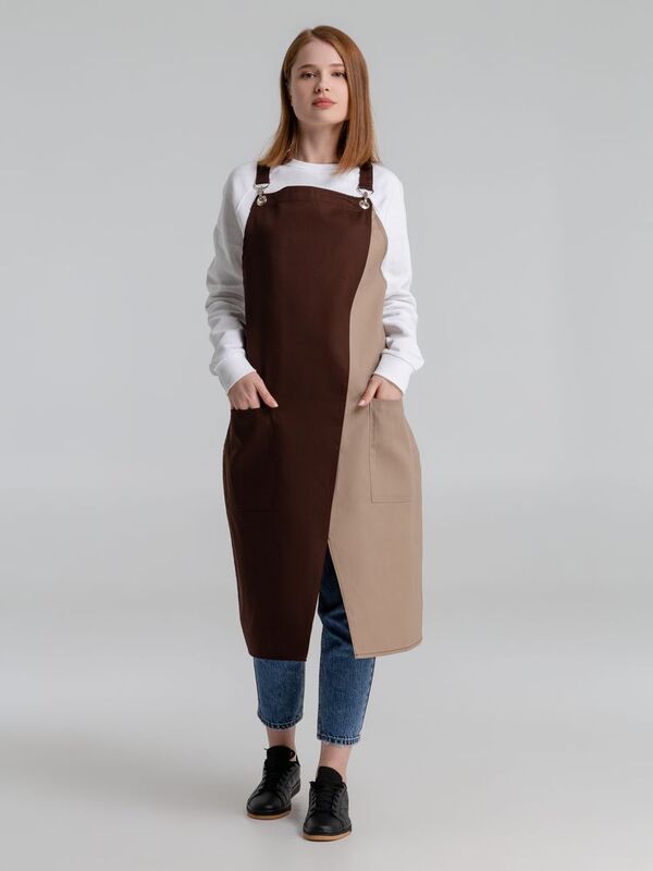 Фартук Picante, коричневый с бежевым арт.30091.51