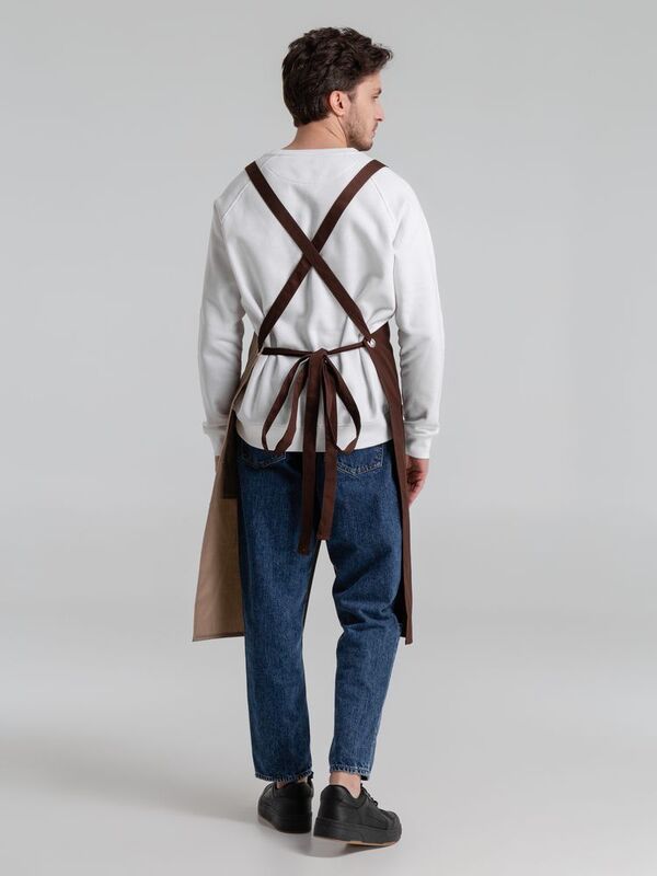 Фартук Picante, коричневый с бежевым арт.30091.51