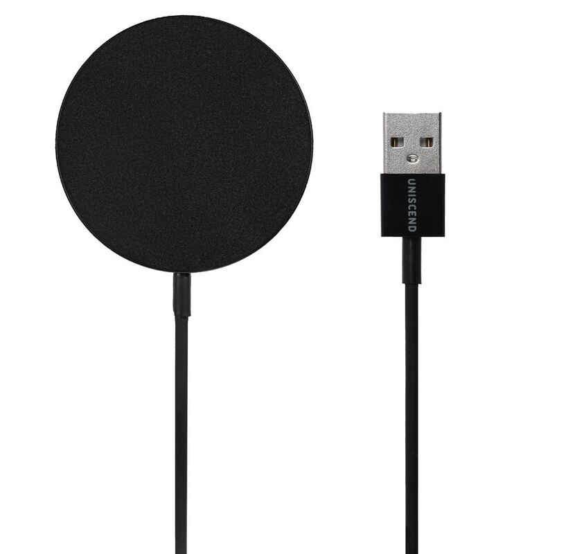 Беспроводное зарядное устройство с магнитами Magmate, черное арт.22023.30