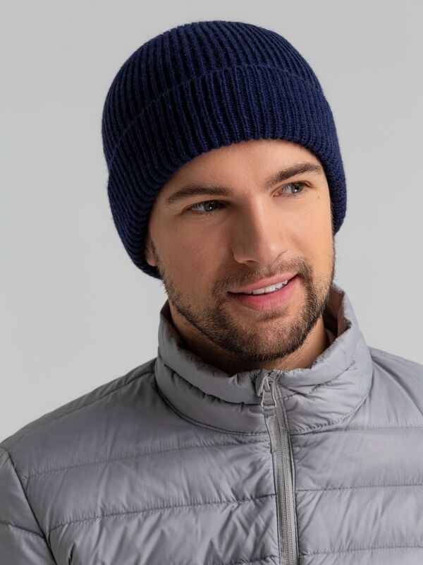 Шапка Bernard, темно-синяя арт.20085.44