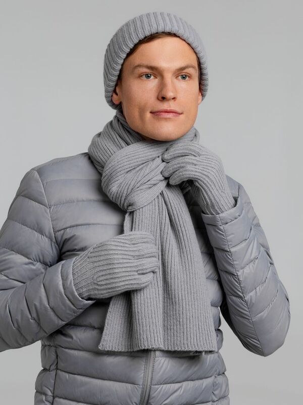 Перчатки Bernard, светло-серые арт.20087.16