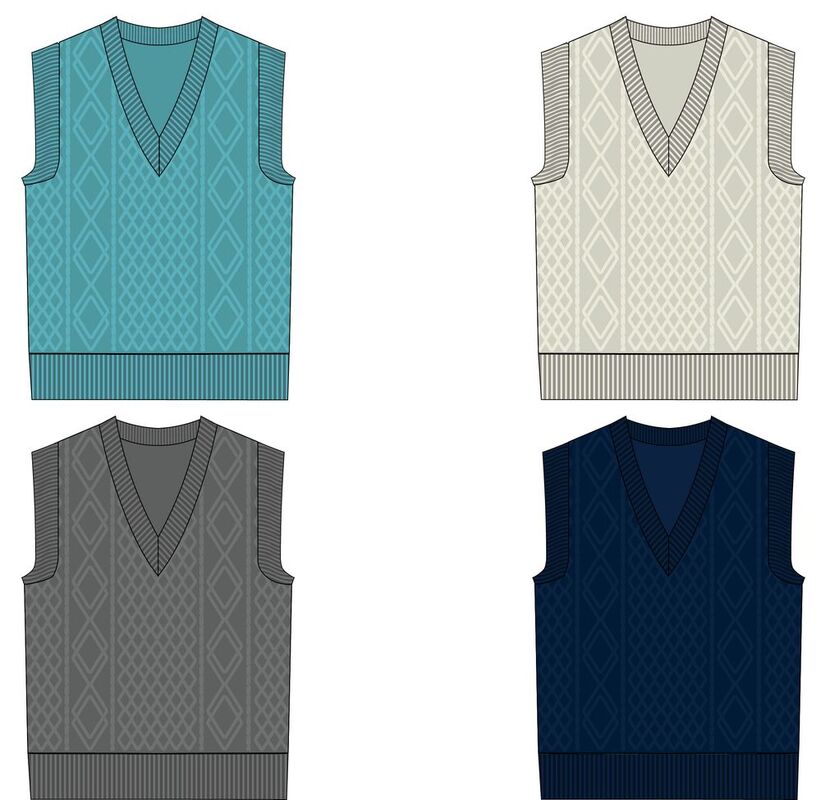 Жилет оверсайз на заказ Tricksy Terra Grand, акрил арт.18835.01