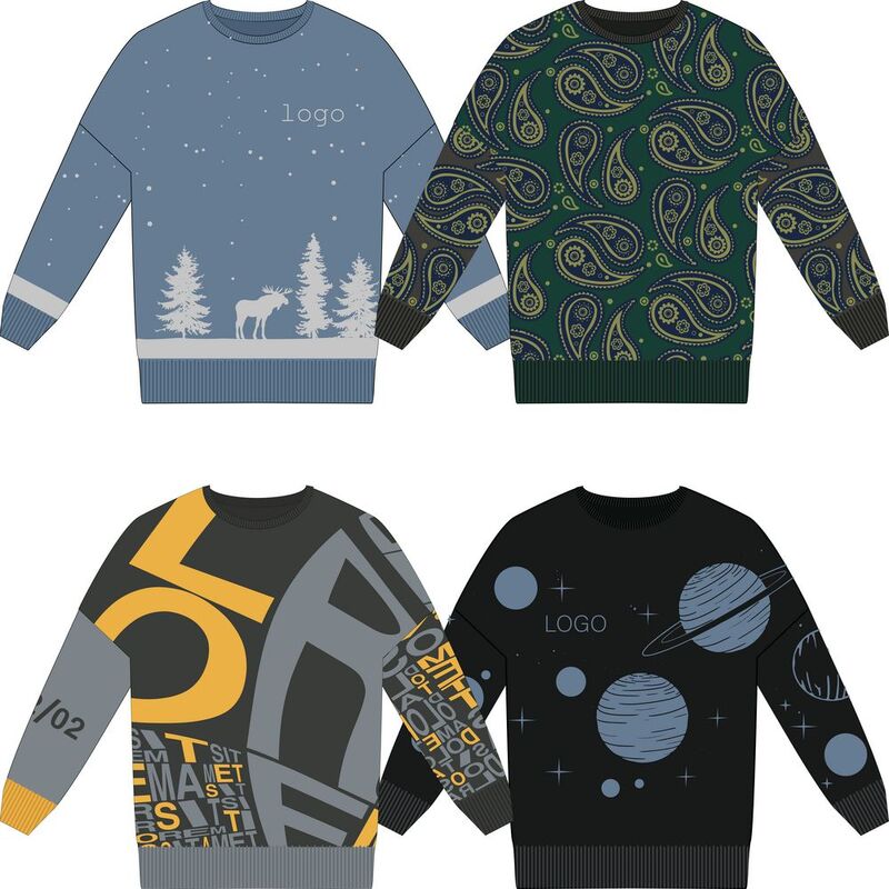 Свитер оверсайз на заказ Tricksy Net, полушерсть арт.18836.02