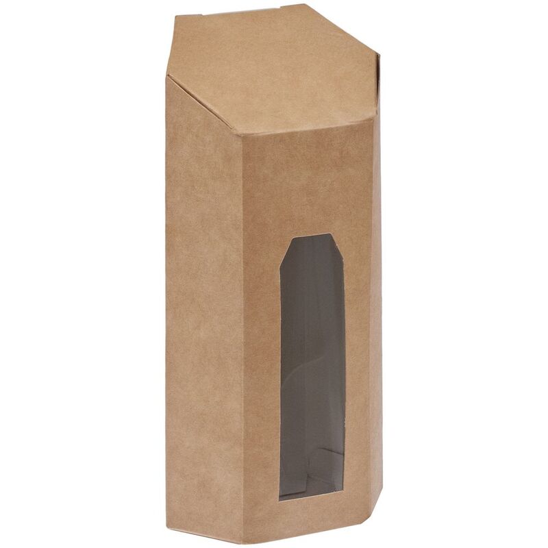 Коробка Six, средняя, крафт арт.21016.00