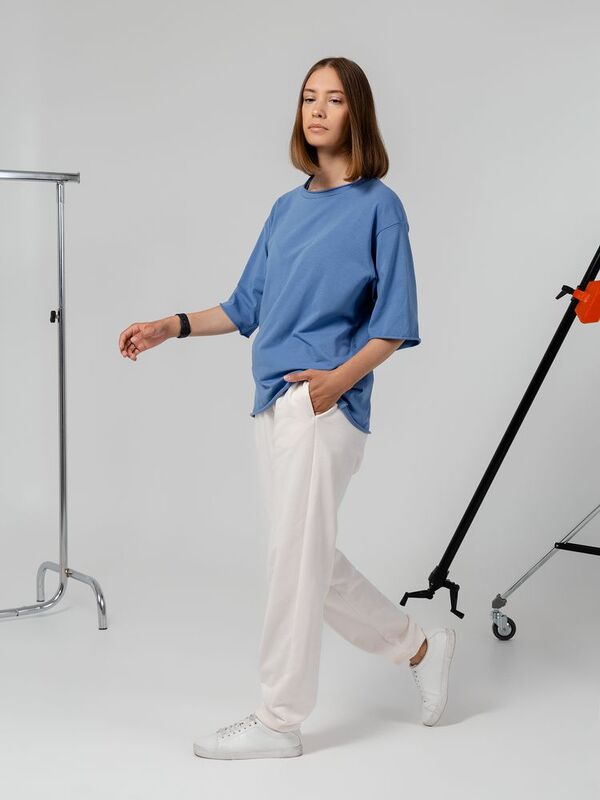 Футболка оверсайз Vozduh 2.0, красная арт.14611.55