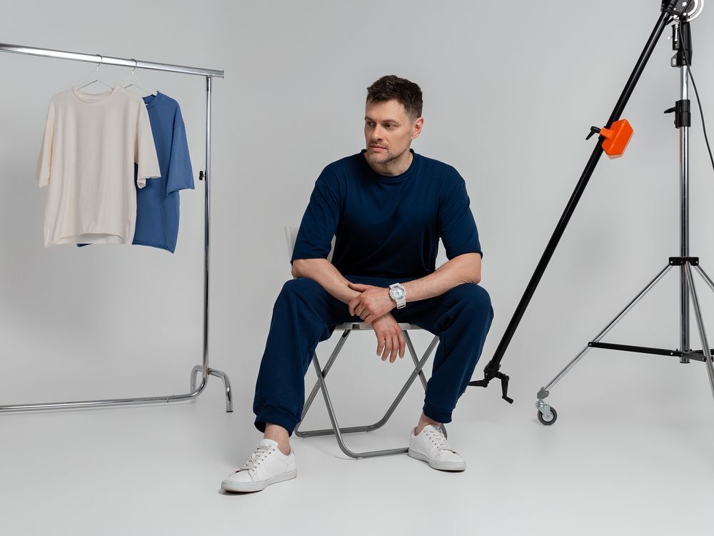 Футболка оверсайз Vozduh 2.0, красная арт.14611.55