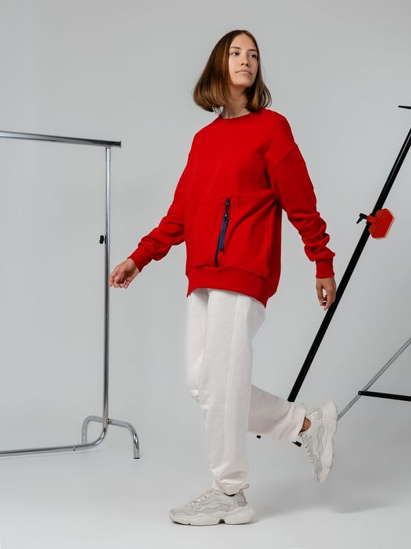 Свитшот унисекс Kosmos 2.0, темно-синий арт.14613.40