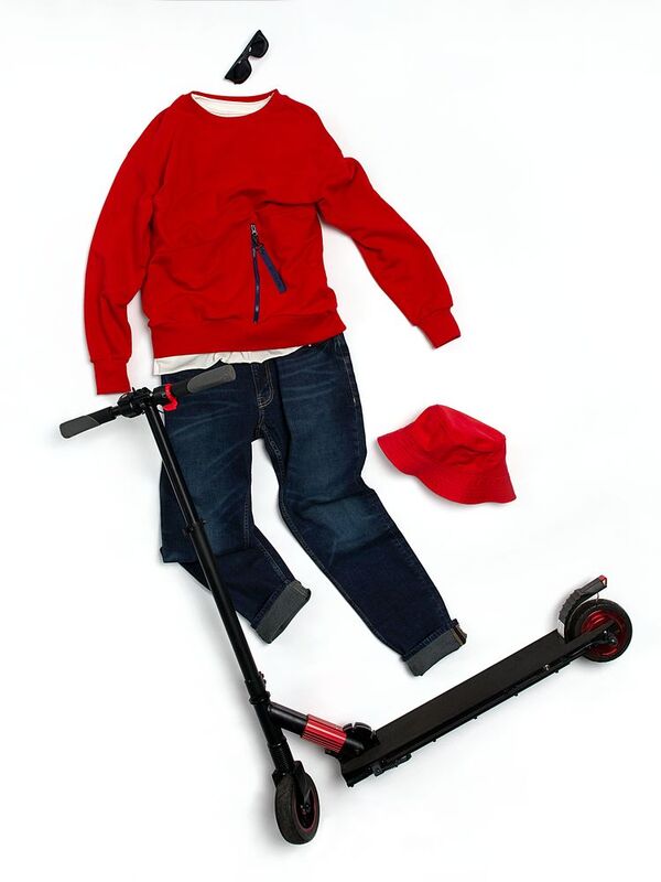 Свитшот унисекс Kosmos 2.0, красный арт.14613.55