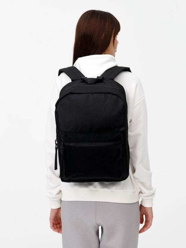 Рюкзак Patch Catcher с карманом из липучки, черный арт.13422.30