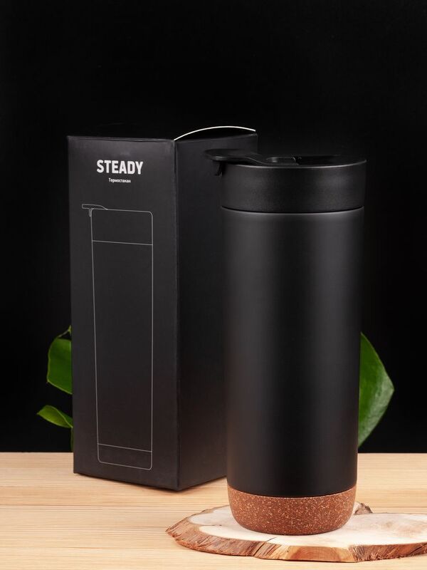 Термостакан Steady, черный арт.13556.30