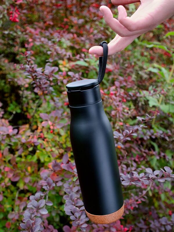 Термобутылка Steady, черная арт.13557.30