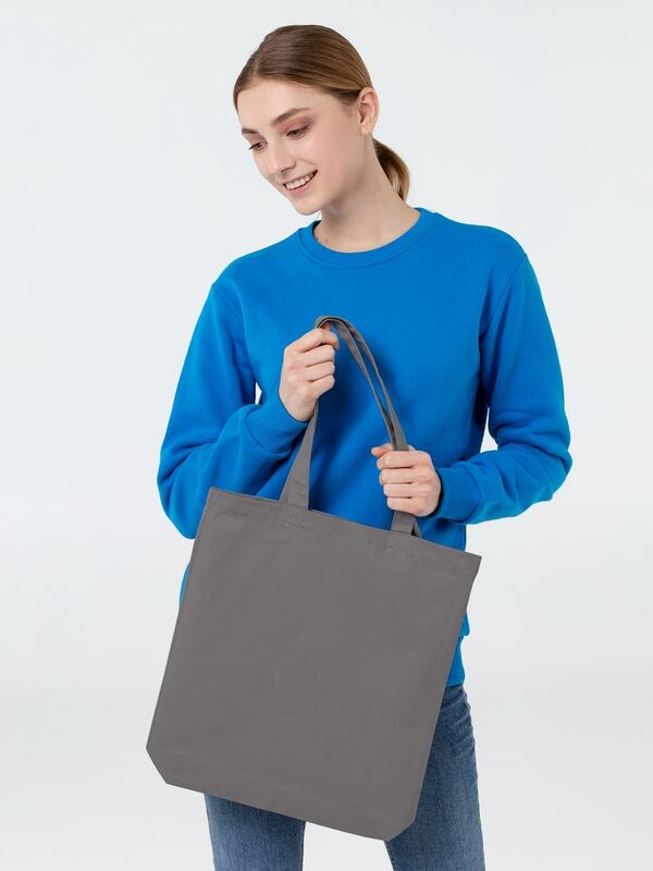 Холщовая сумка Avoska, темно-серая (серо-стальная) арт.11293.13