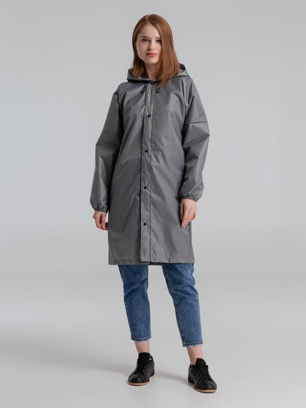 Дождевик со светоотражающими элементами Rainman Blink, серый арт.13346.11